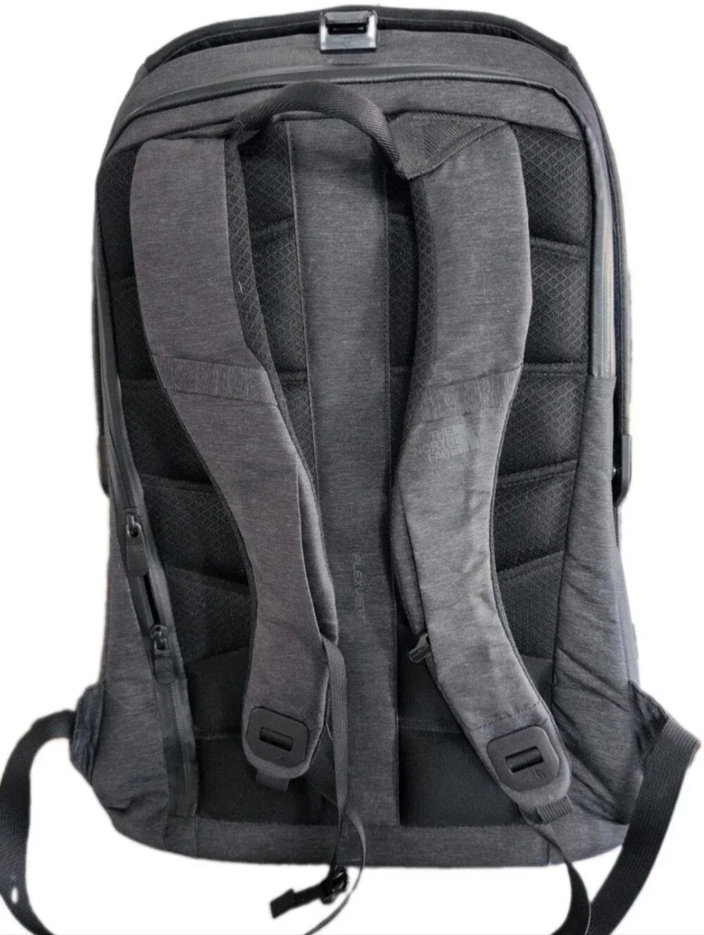 The North Face Access Pack Hard Shell Backpack black/grey colorway 22L |Clean